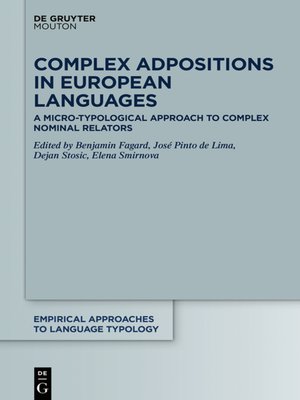 cover image of Complex Adpositions in European Languages
